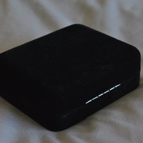 Men's Black Diamond and Stainless Steel Bracelet - Picture 8 of 9